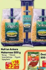 NUH 'UN ANKARA MAKARNA 500 G